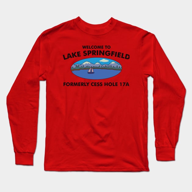 Lake Springfield Long Sleeve T-Shirt by saintpetty